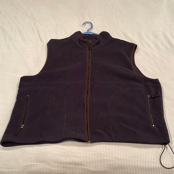 Basic Editions full zip sleeveless sweatshirt vest. 3XL - Picture 1 of 3